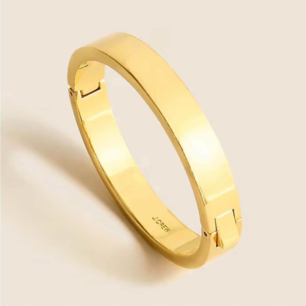 J. Crew Hinged Gold Bracelet